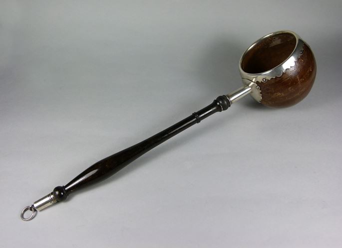 Antique silver mounted toddy ladle | MasterArt